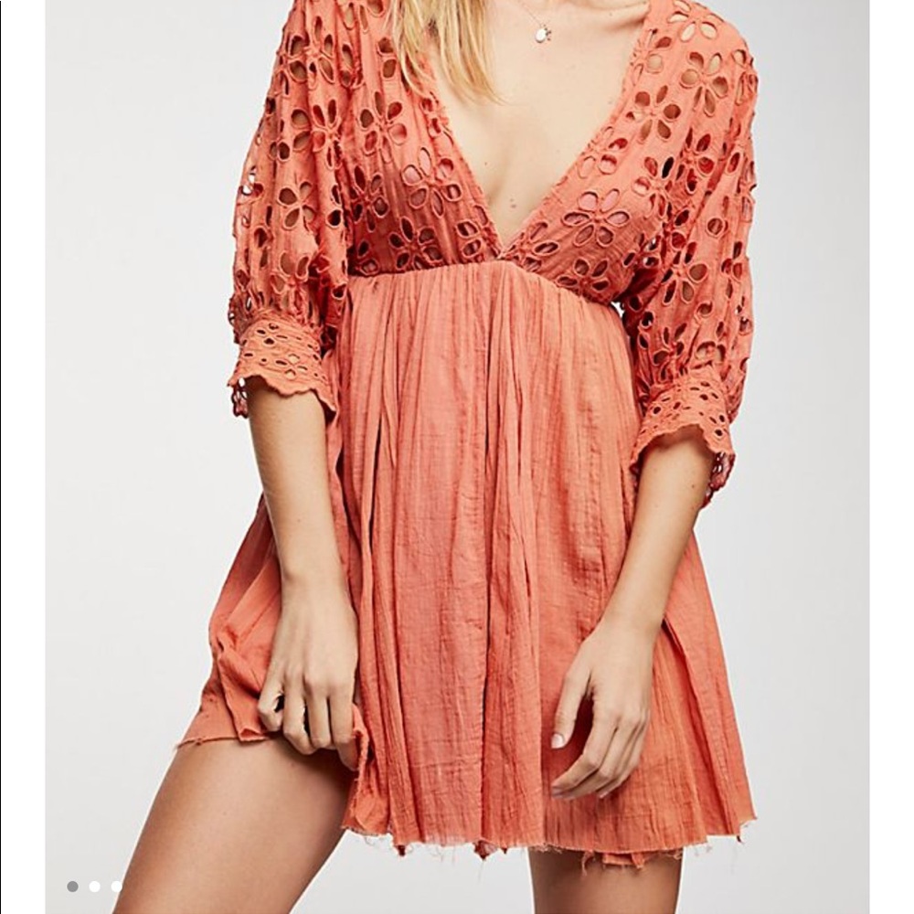 Free people. Bella Note eyelet dress.